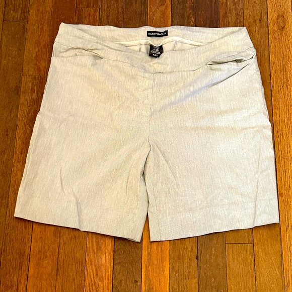 Hilary Radley Pants - Hilary Radley Bermuda shorts elastic waist pull on size XL